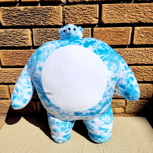 Tiny Headed Kingdom Tiny Head Pip Trip BearTie-Dye Plush 15"  Stuffed Plush. - Picture 6 of 8